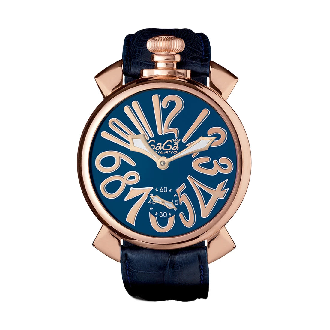 Gagà Milano Manuale Manual winding Blue 48mm