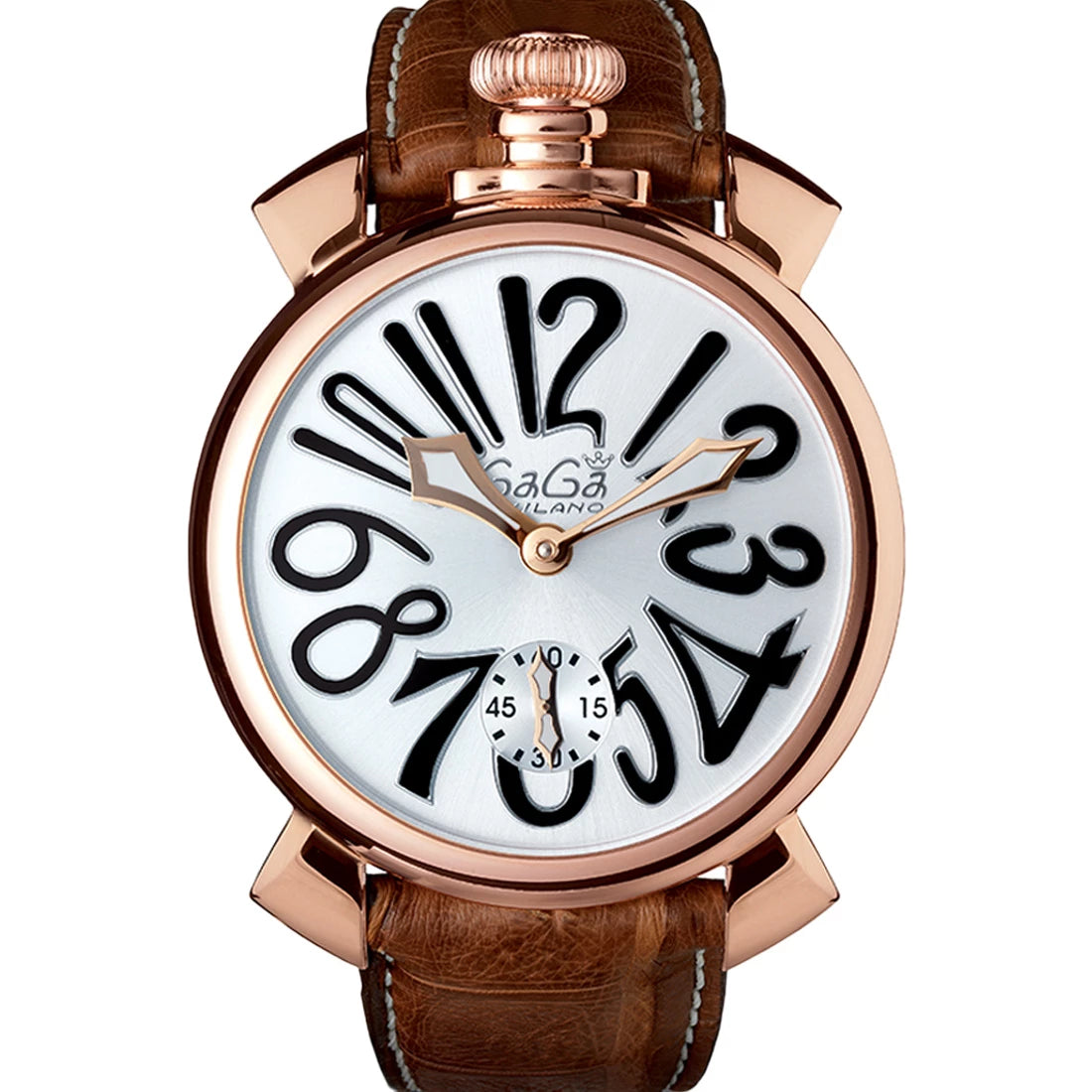 Gagà Milano Manuale Manual winding White 48mm