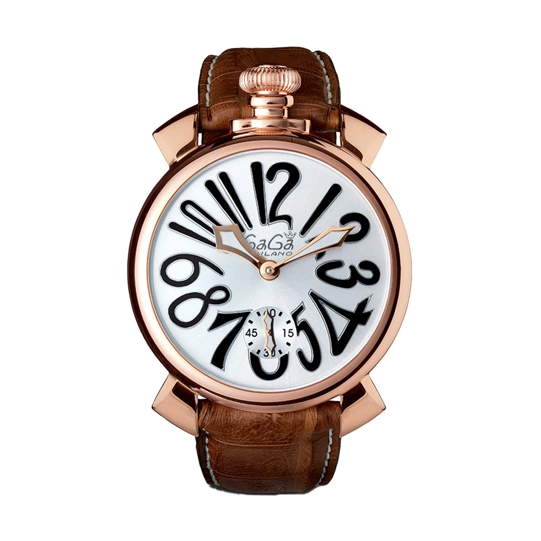 Gagà Milano Manuale Manual winding White 48mm