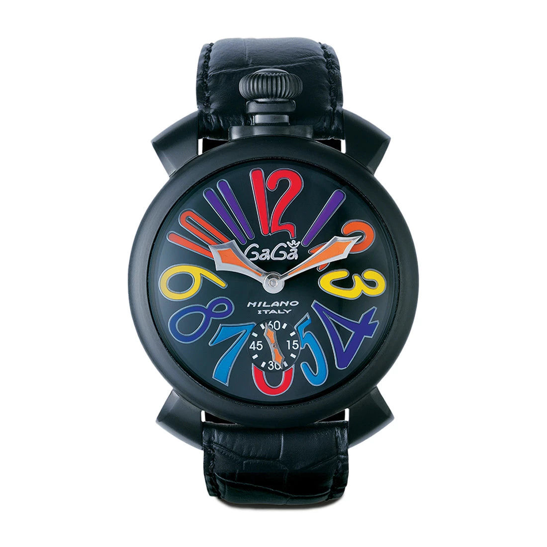 Gagà Milano Manuale Manual winding Black 48mm