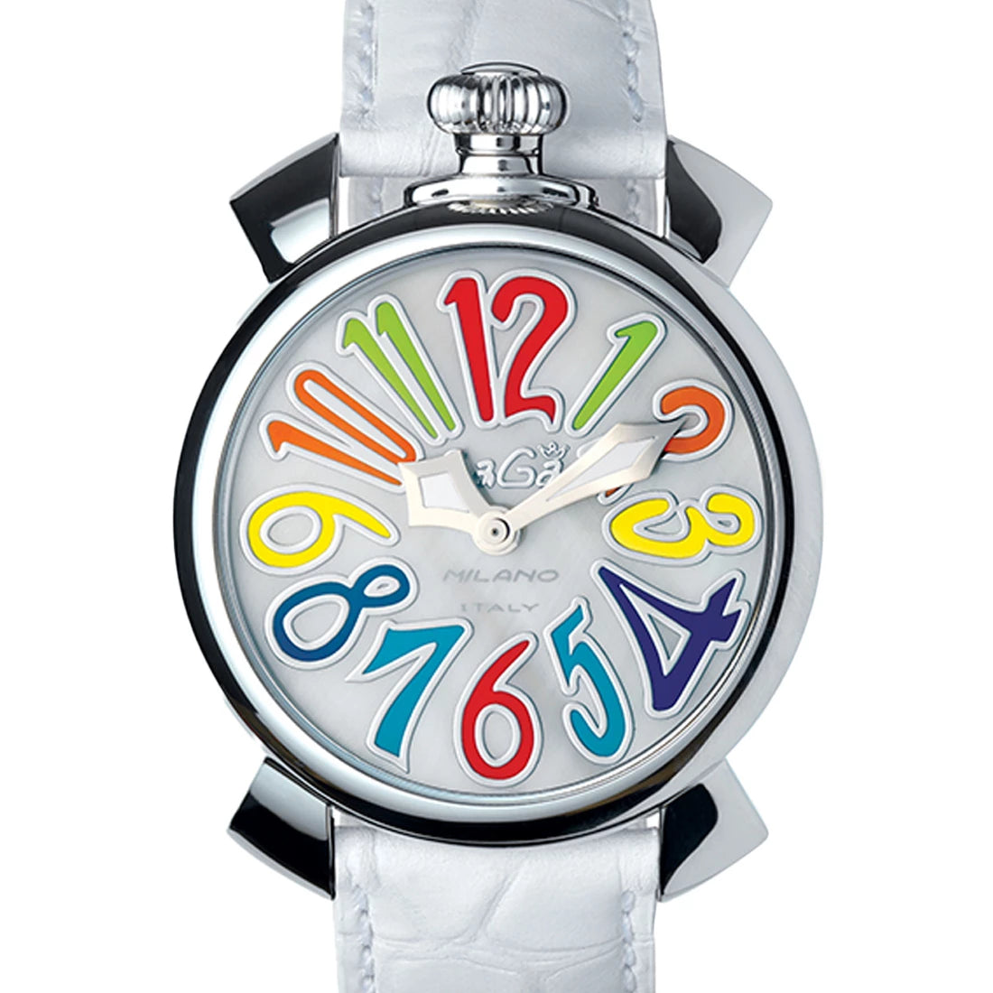 Gagà Milano Manuale Quartz White 40mm