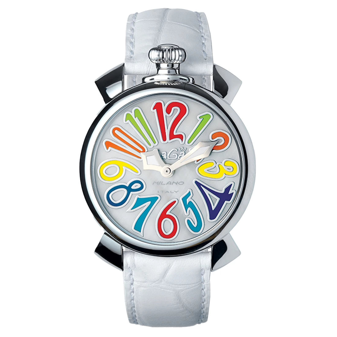 Gagà Milano Manuale Quartz White 40mm
