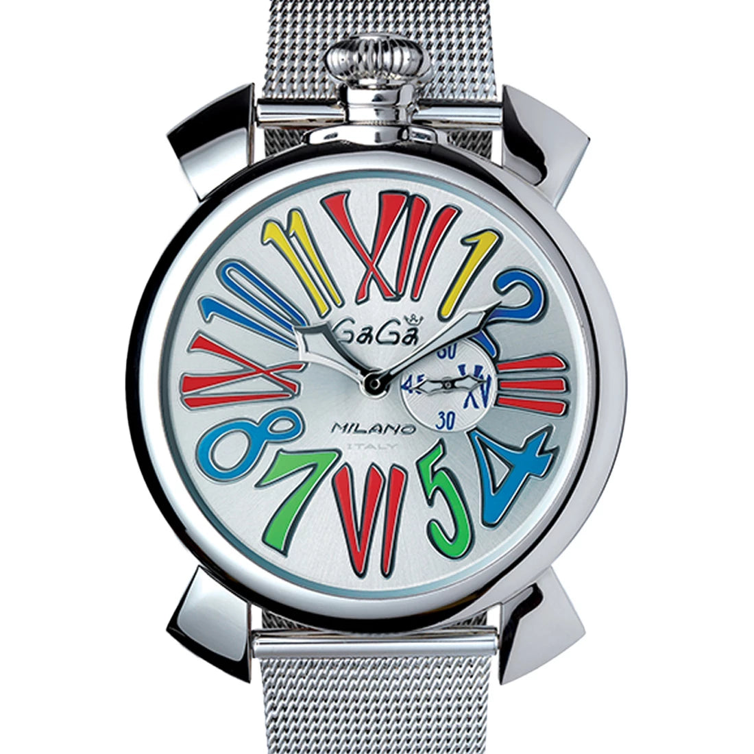 Gagà Milano Manuale Quartz Silver 46mm