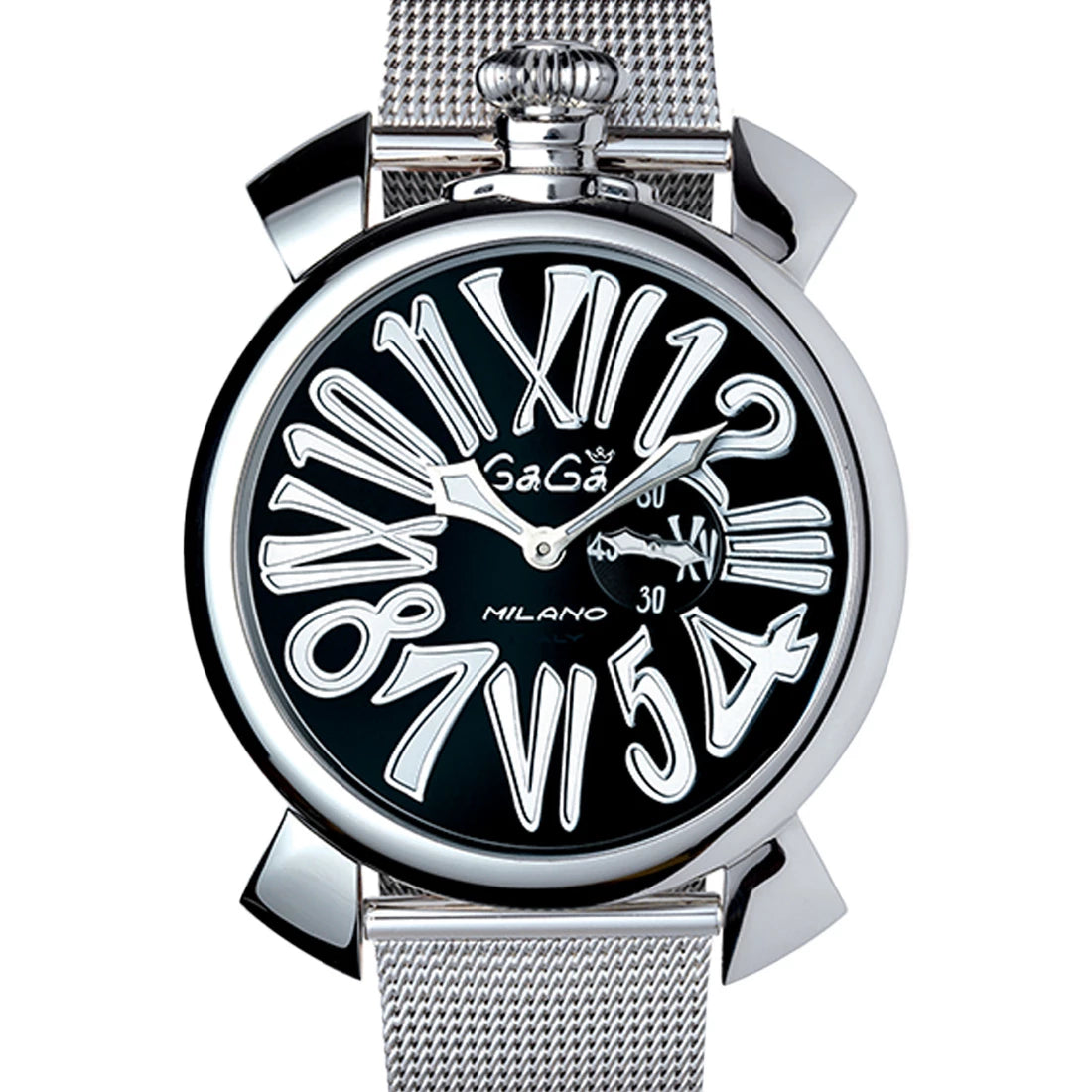 Gagà Milano Manuale Quartz Black 46mm