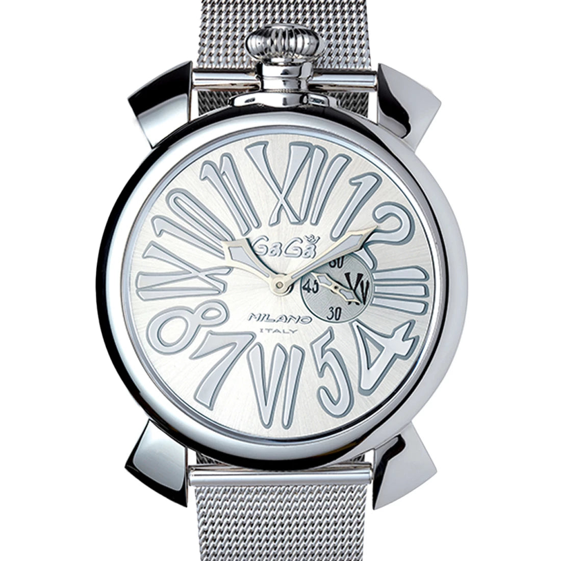 Gagà Milano Manuale Quartz Silver 46mm