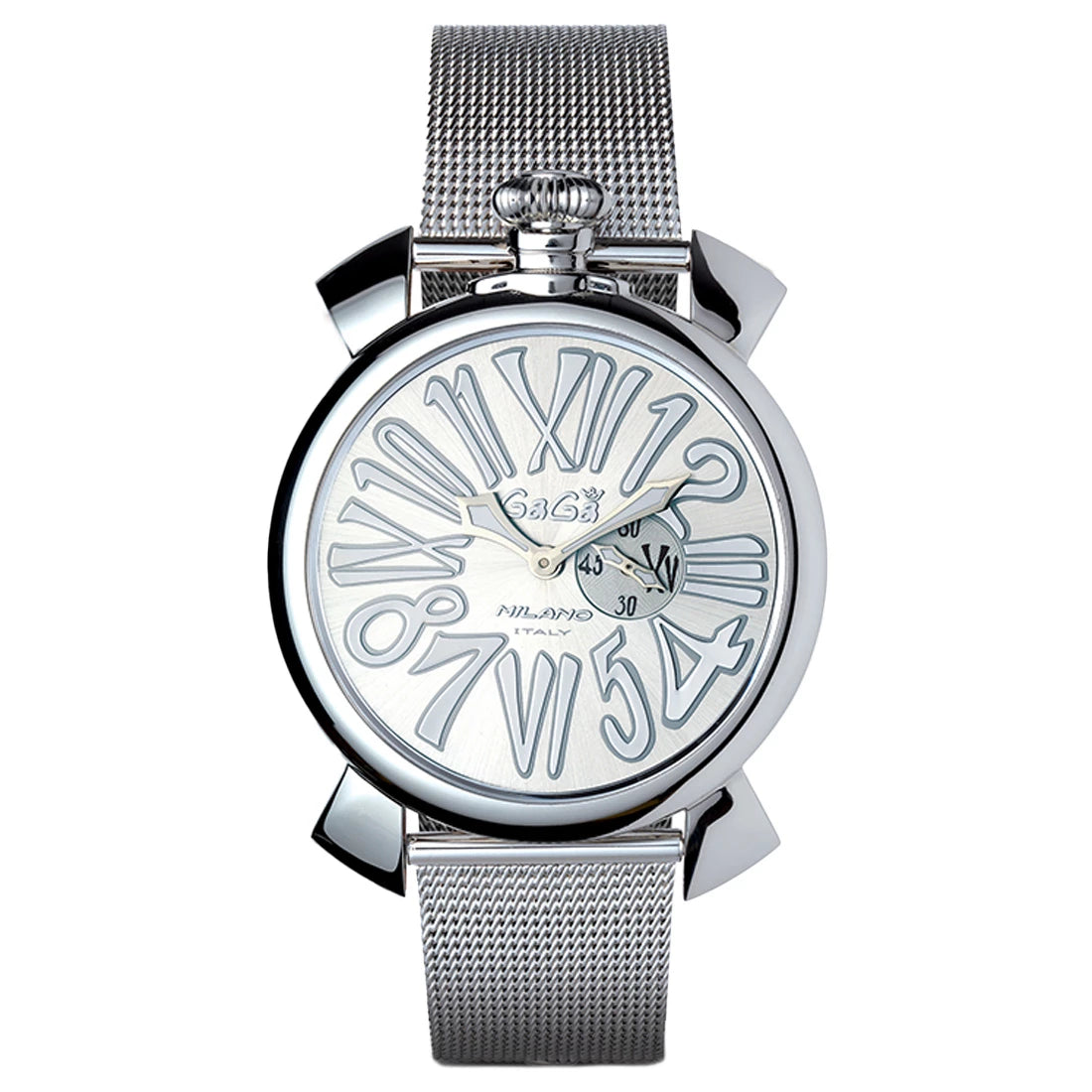Gagà Milano Manuale Quartz Silver 46mm
