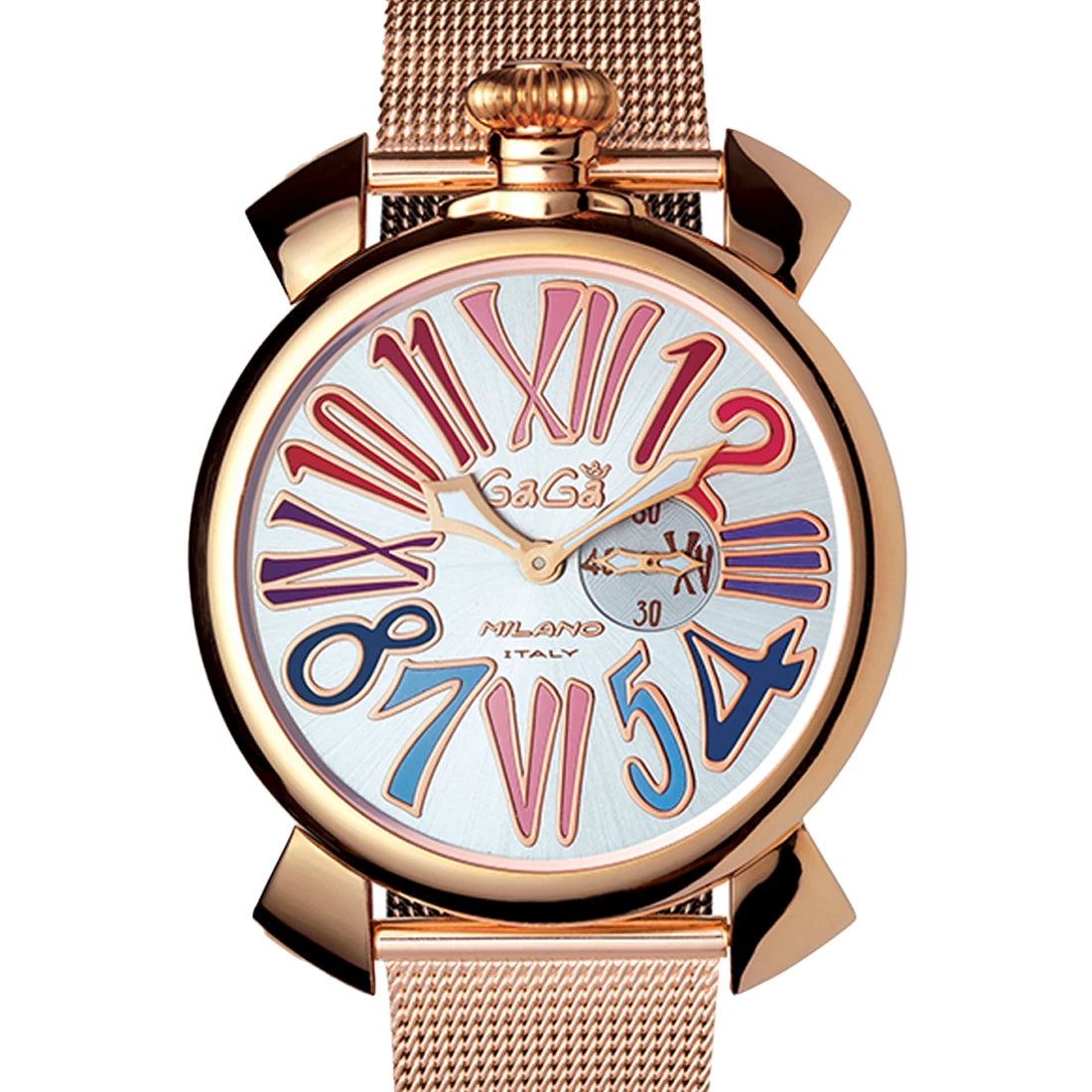 Gagà Milano Manuale Quartz Silver 46mm