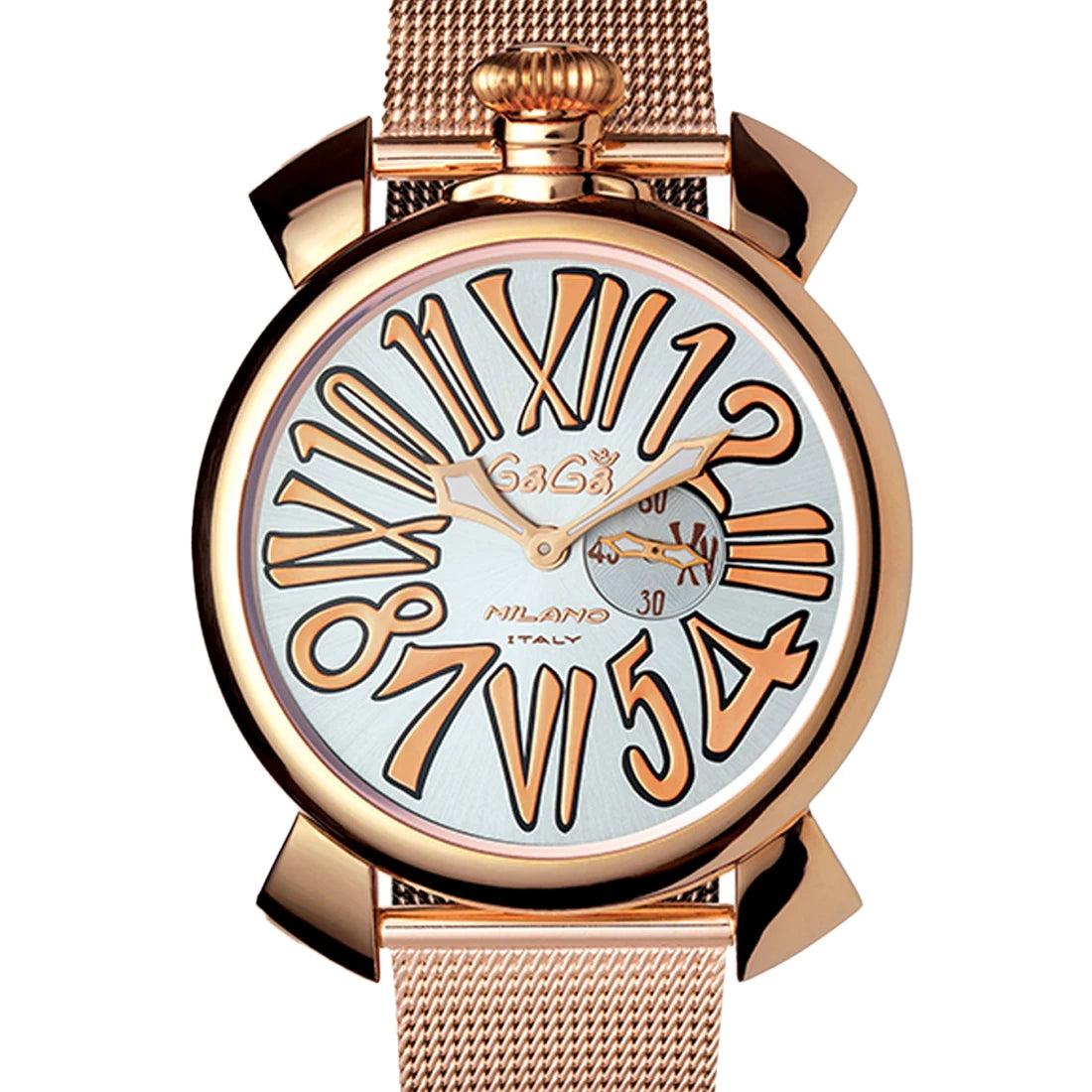 Gagà Milano Manuale Quartz Silver 46mm