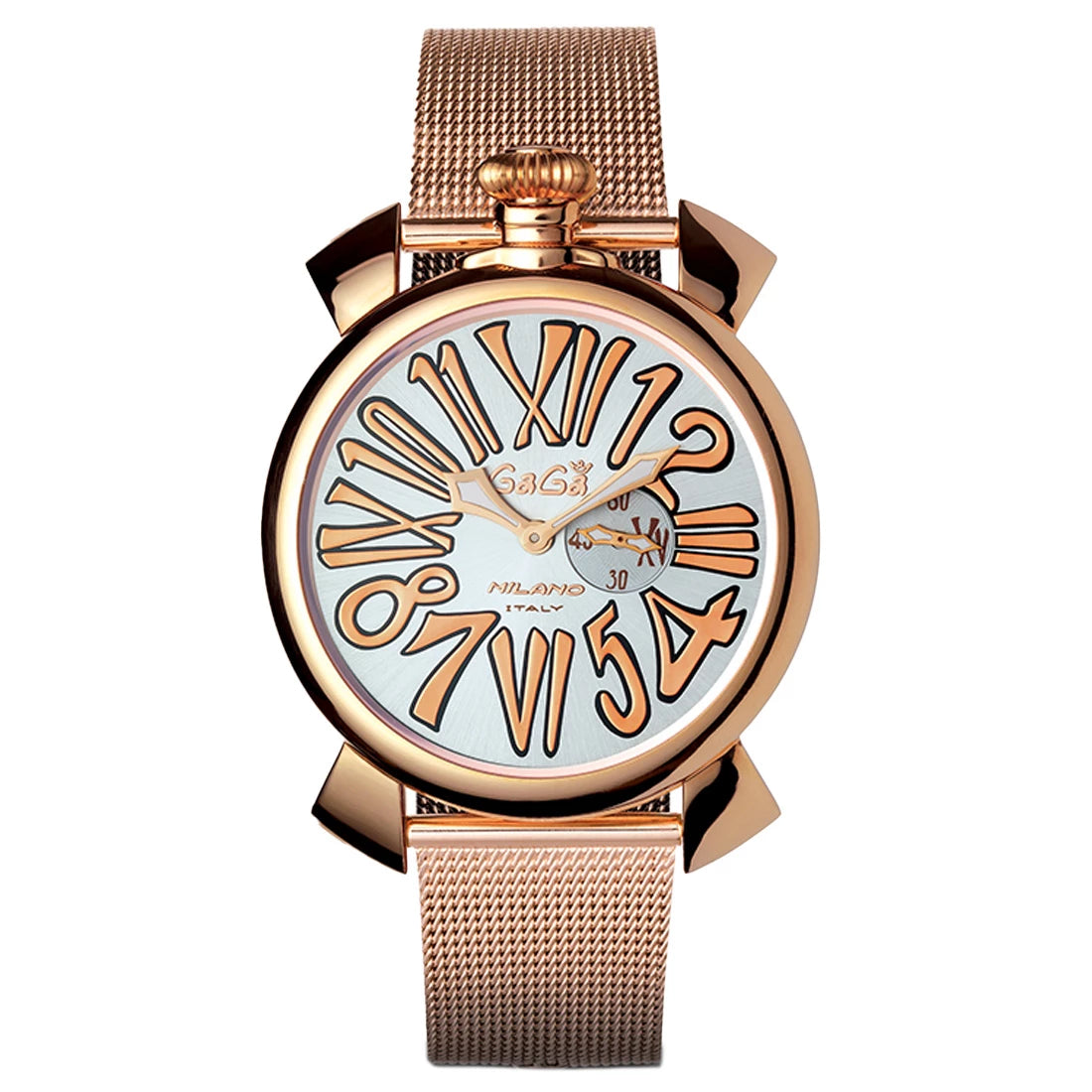 Gagà Milano Manuale Quartz Silver 46mm