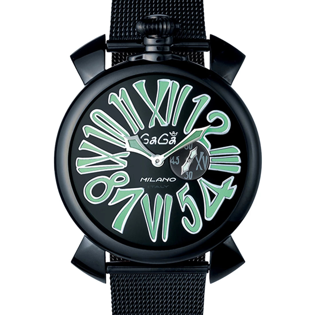 Gagà Milano Manuale Quartz Black 46mm