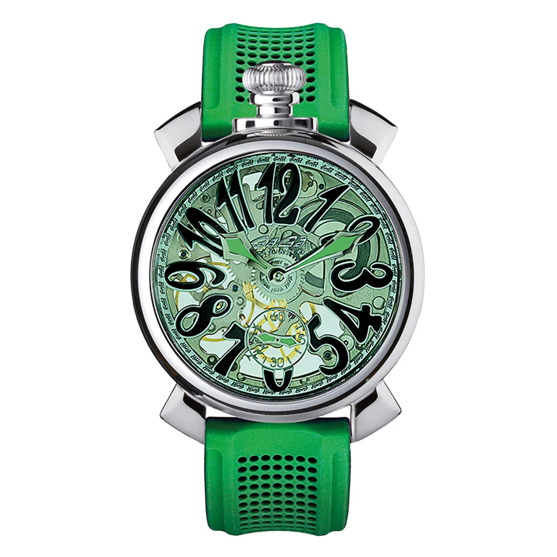 Gagà Milano Manuale Manual winding Skeletonized 48mm