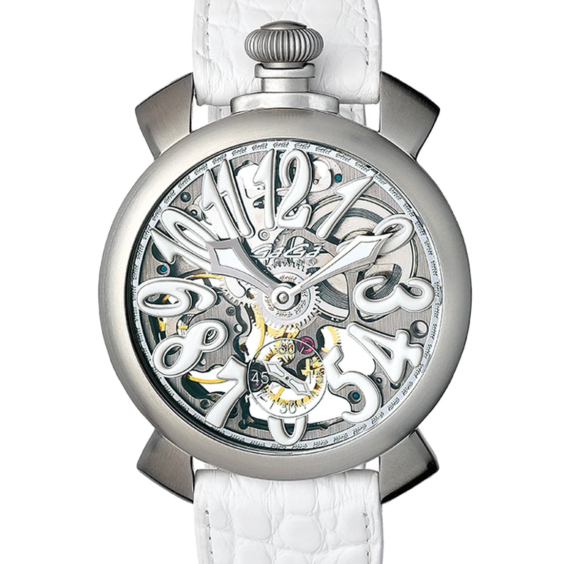 Gagà Milano Manuale Manual winding Skeletonized 48mm