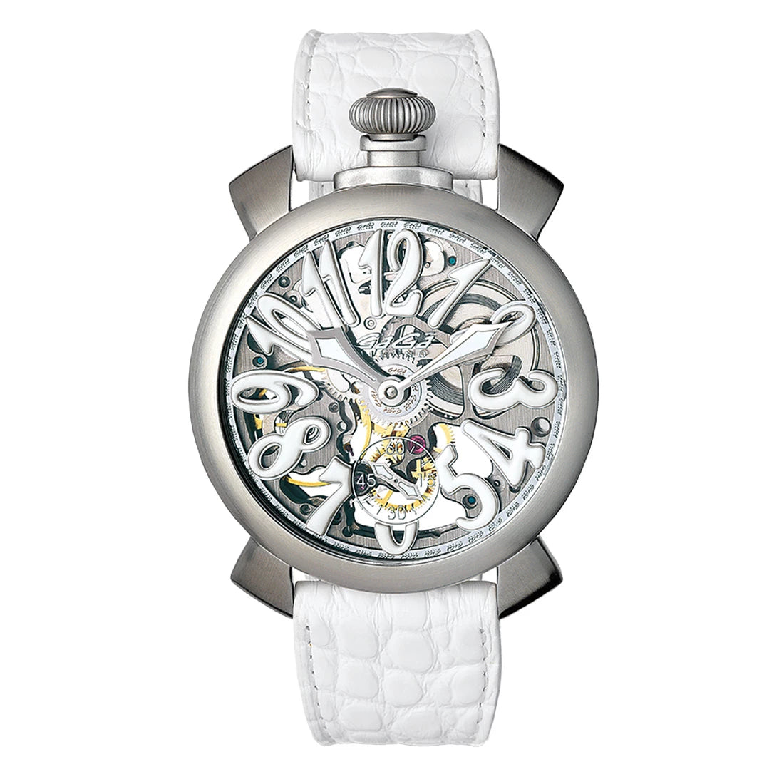 Gagà Milano Manuale Manual winding Skeletonized 48mm