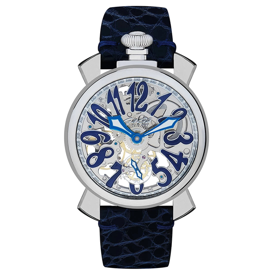 Gagà Milano Manuale Manual winding Skeletonized 48mm