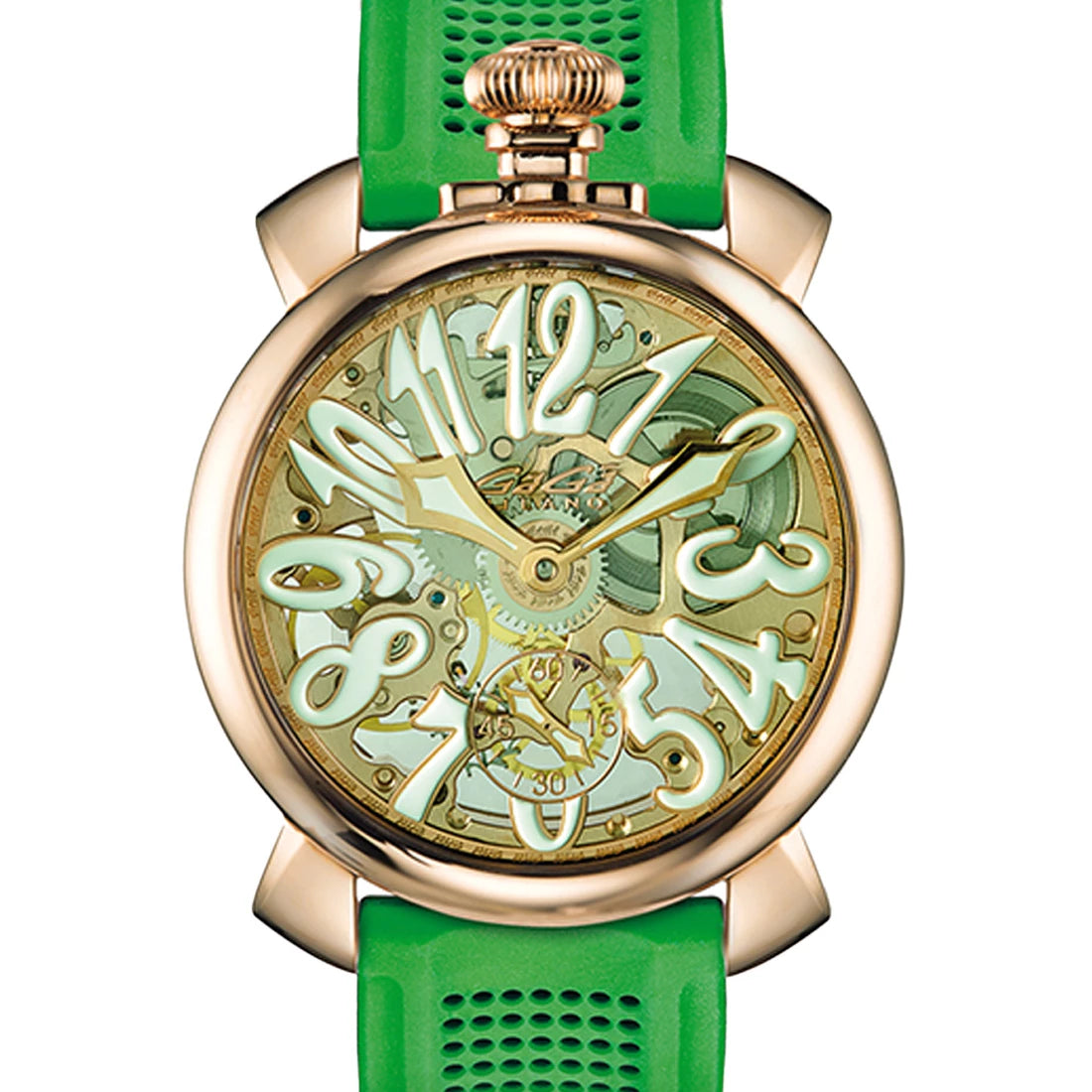 Gagà Milano Manuale Manual winding Skeletonized 48mm