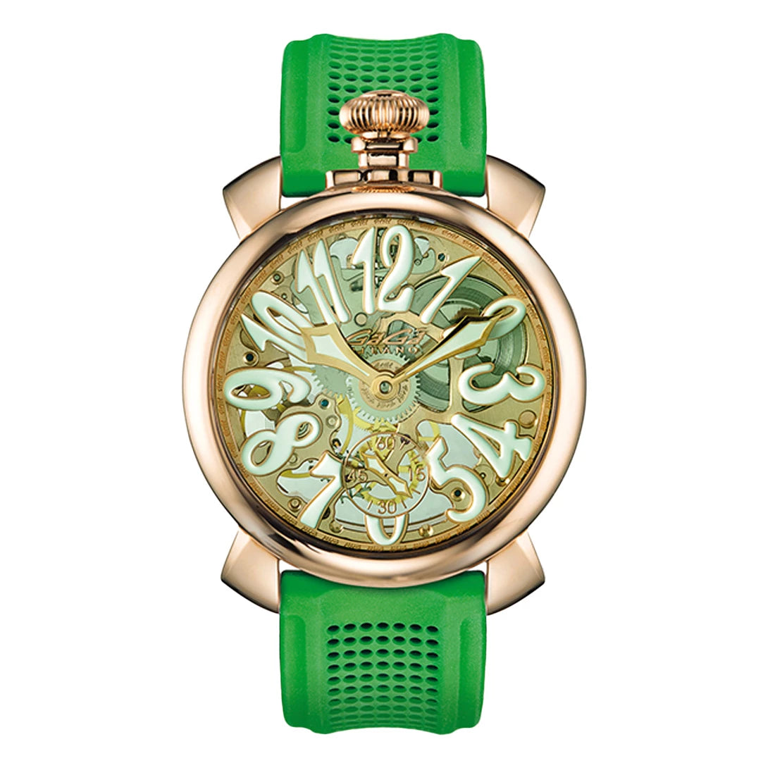 Gagà Milano Manuale Manual winding Skeletonized 48mm