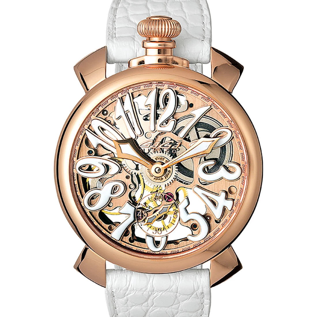 Gagà Milano Manuale Manual winding Skeletonized 48mm