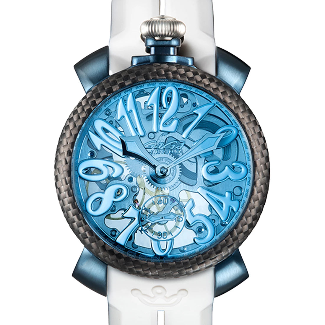 Gagà Milano Manuale Manual winding Skeletonized 48mm