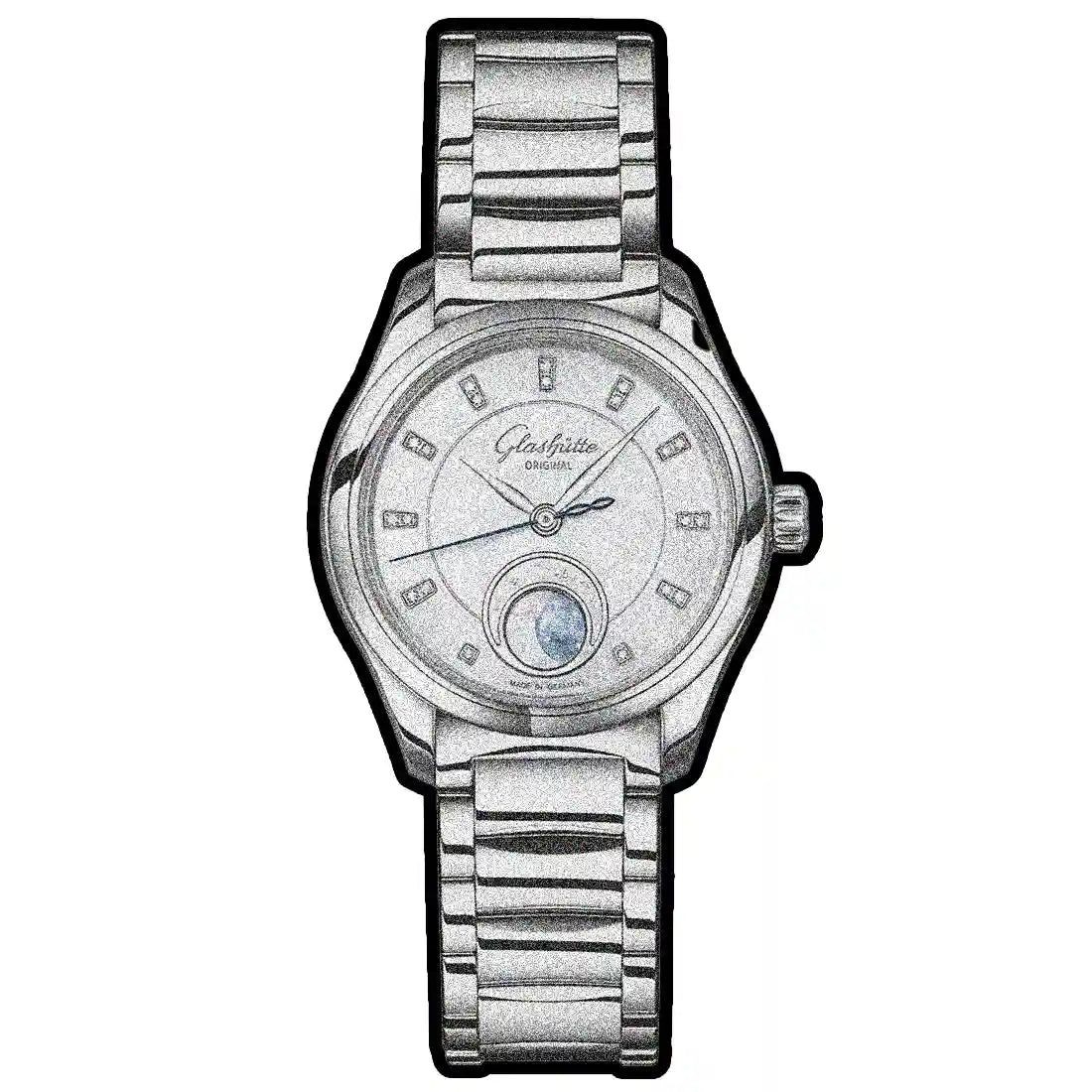 Glashütte Original Dames Automatisch Parelmoer 32 mm