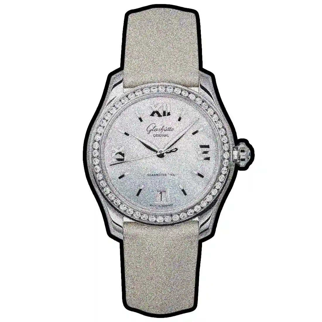 Glashütte Original Dames Automatisch Parelmoer 36 mm