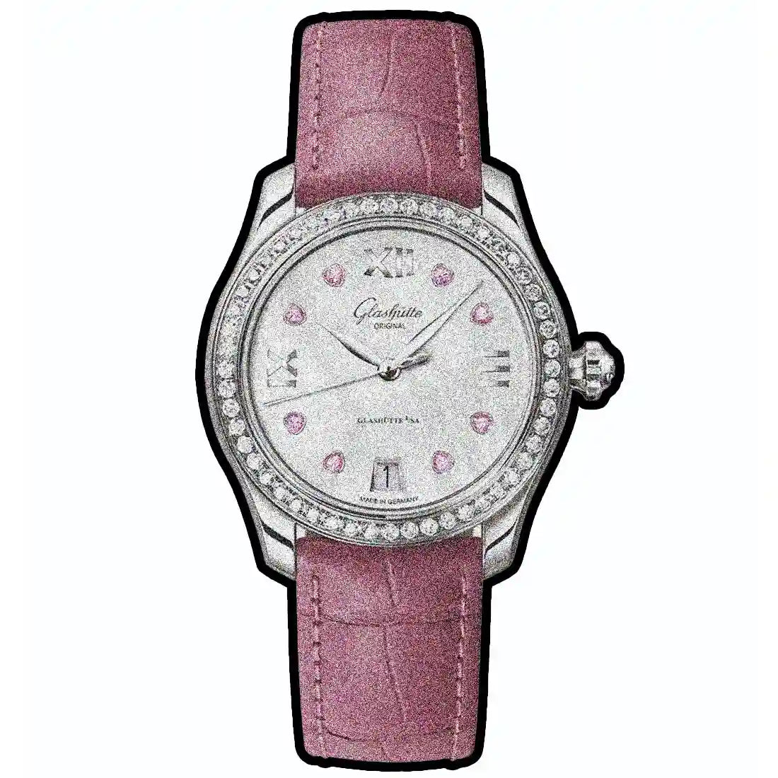 Glashütte Original Damen Automatik Perlmutt