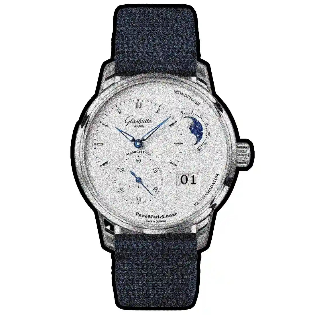 Glashütte Original Pano Automatic Zilver 40 mm