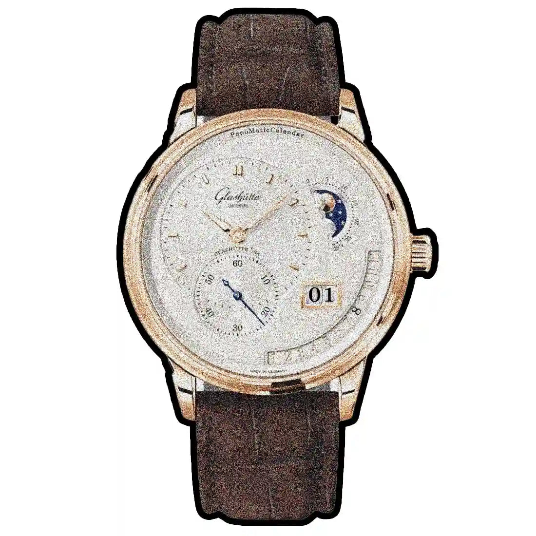 Glashütte Original Pano Automatik Silber