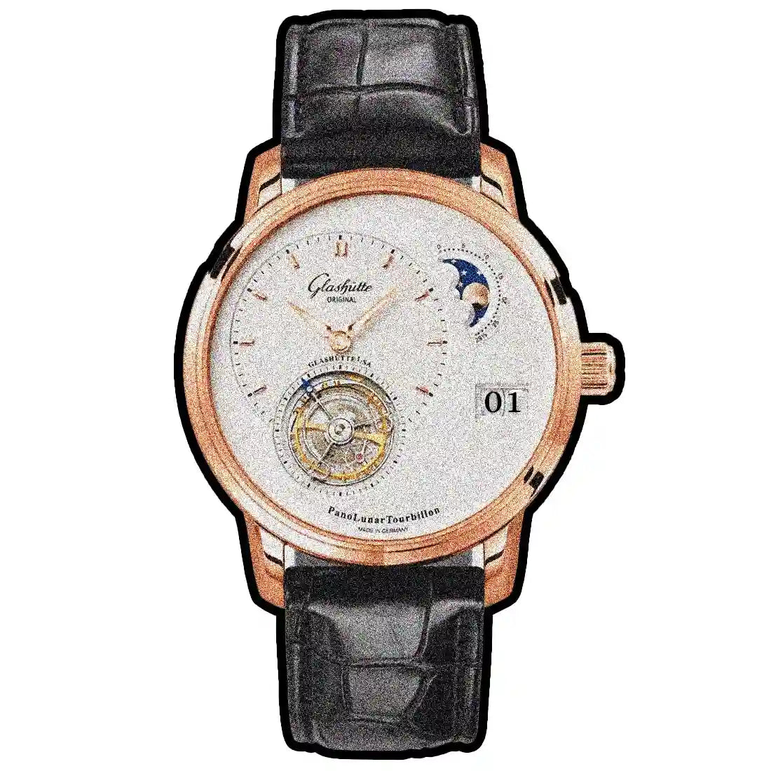 Glashütte Original Pano Automatik Silber