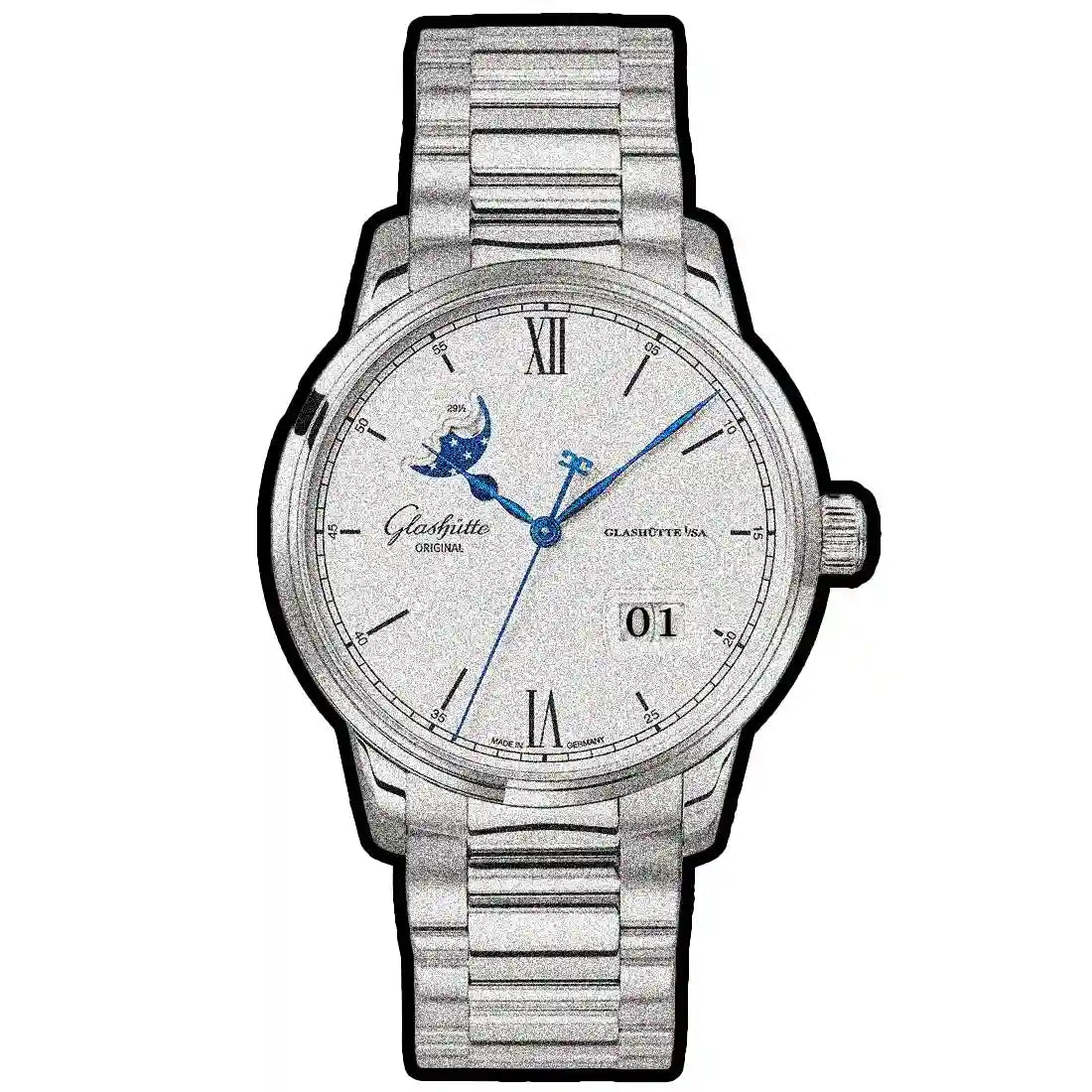 Glashütte Original Senator Automatic Silver 40 mm