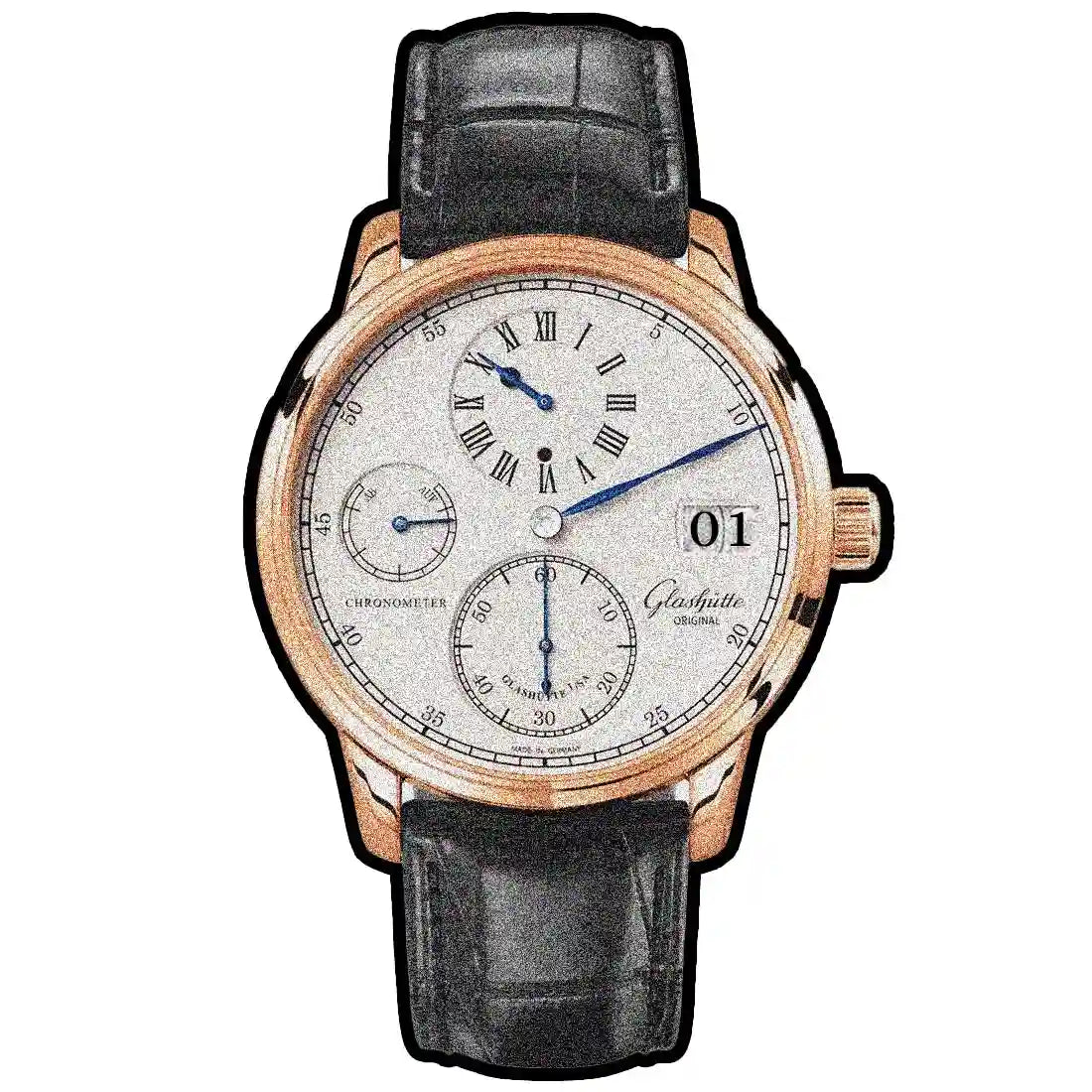 Glashütte Original Senator Handaufzug Silber