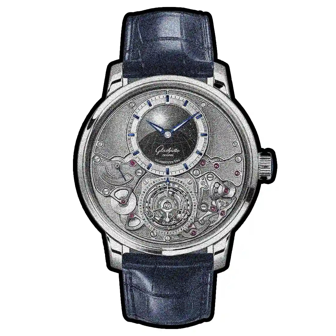 Glashütte Original Senator Handaufzug Grau