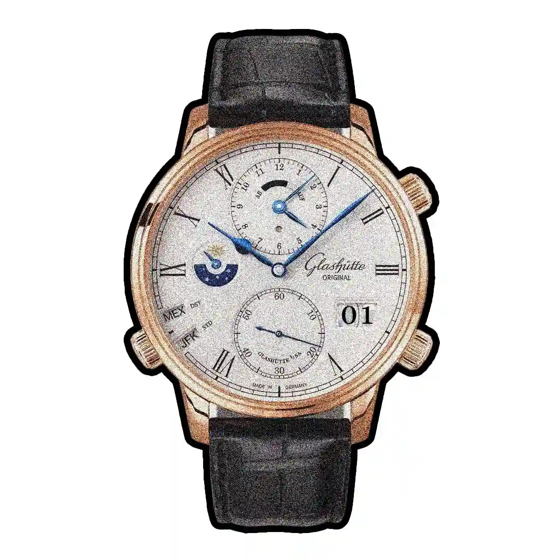 Glashütte Original Senator Automatik Silber