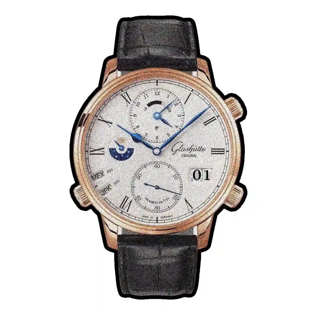 Glashütte Original Senator Automatik Silber