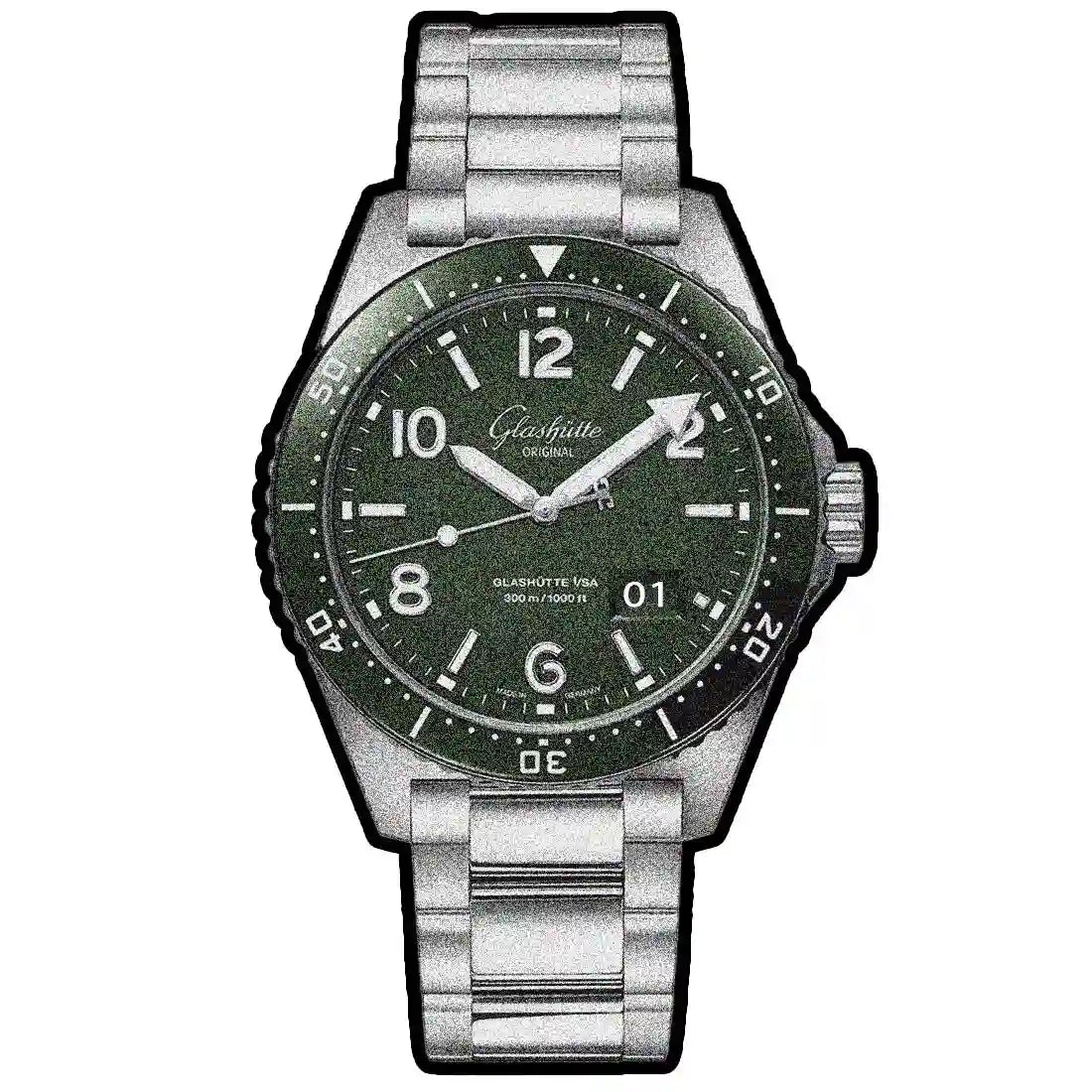 Glashütte Original Spezialist Automatique Vert