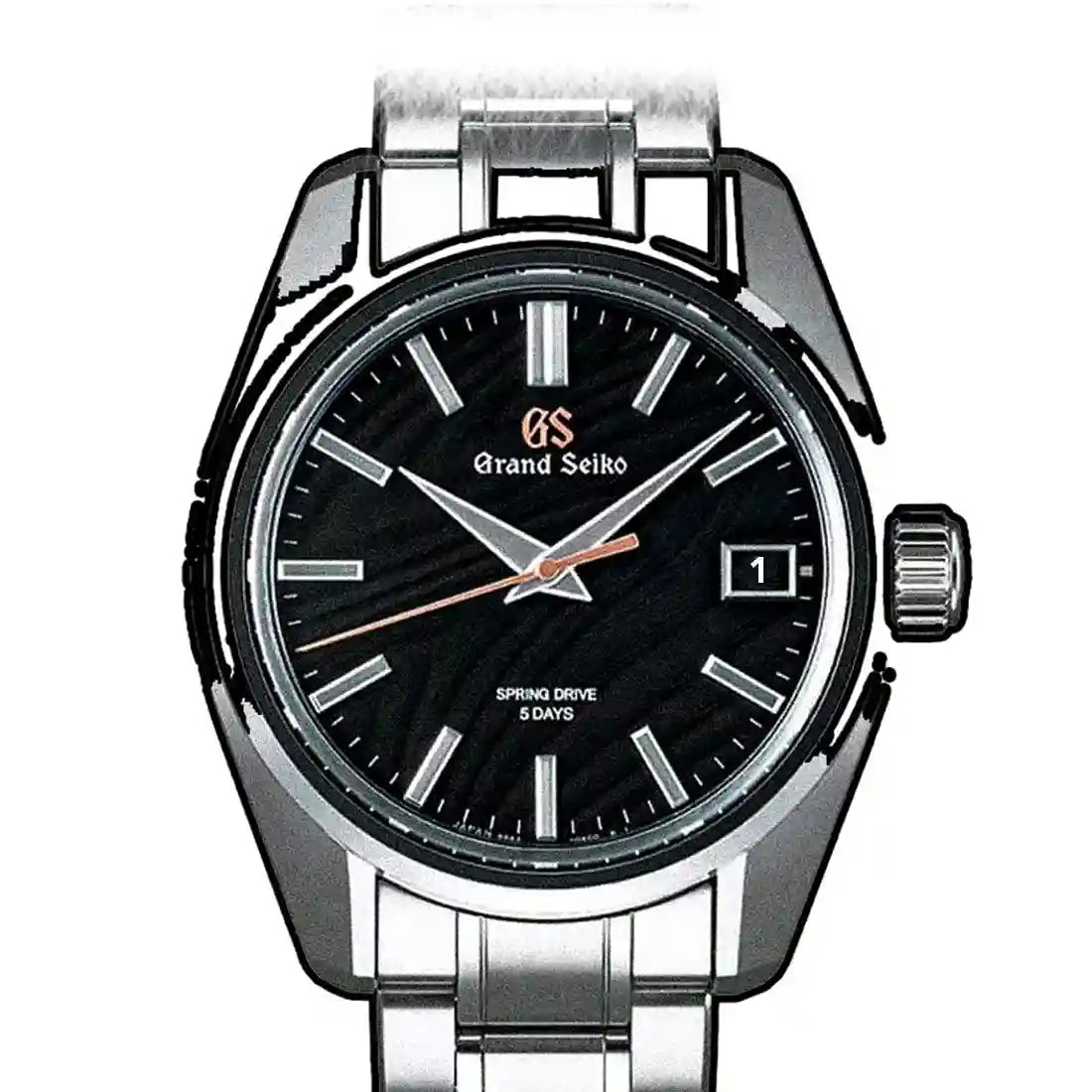 Grand Seiko Heritage Automatik Schwarz