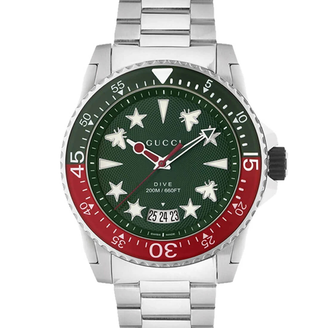 Gucci Dive Quarz Grün