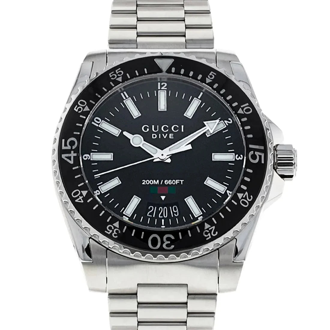 Gucci Dive Quarz Schwarz