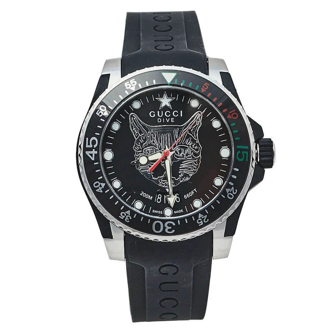 Gucci Dive Quarz Schwarz