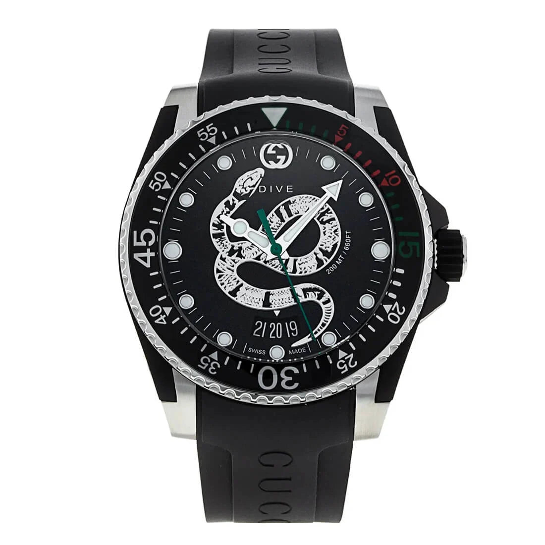 Gucci Dive Quarz Schwarz