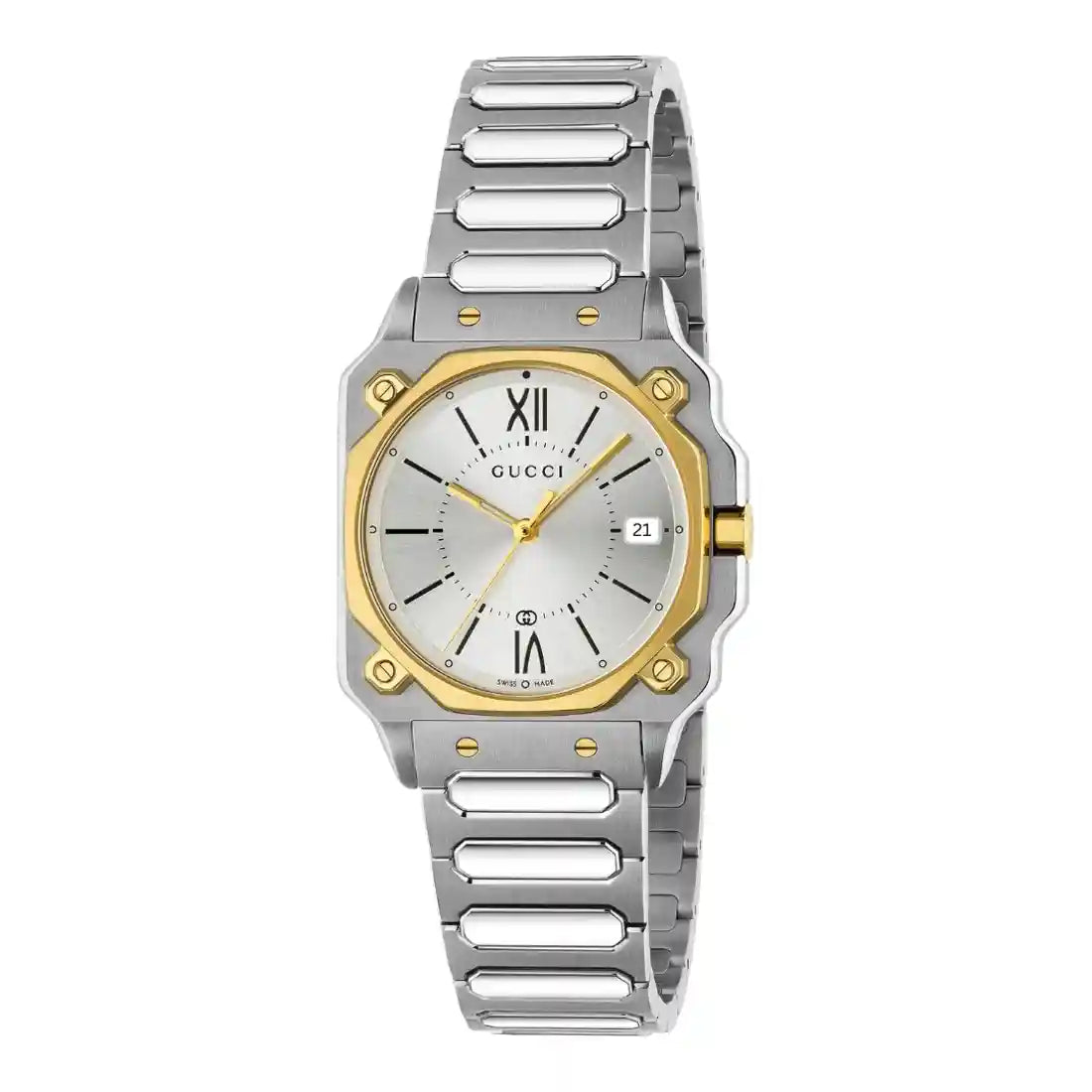 Gucci G-Flat Quartz Silver 30mm
