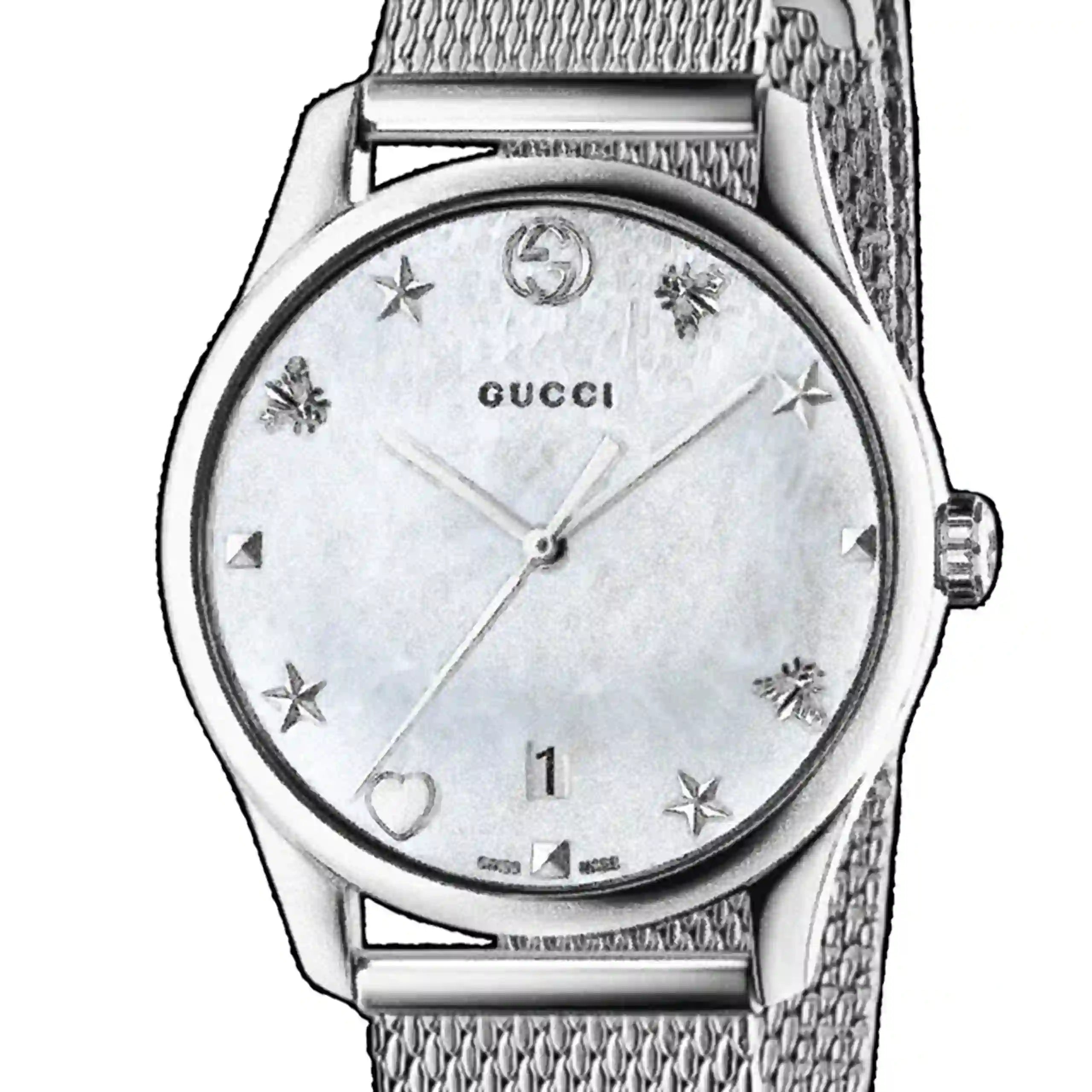 Gucci G-Timeless Quarz Perlmutt