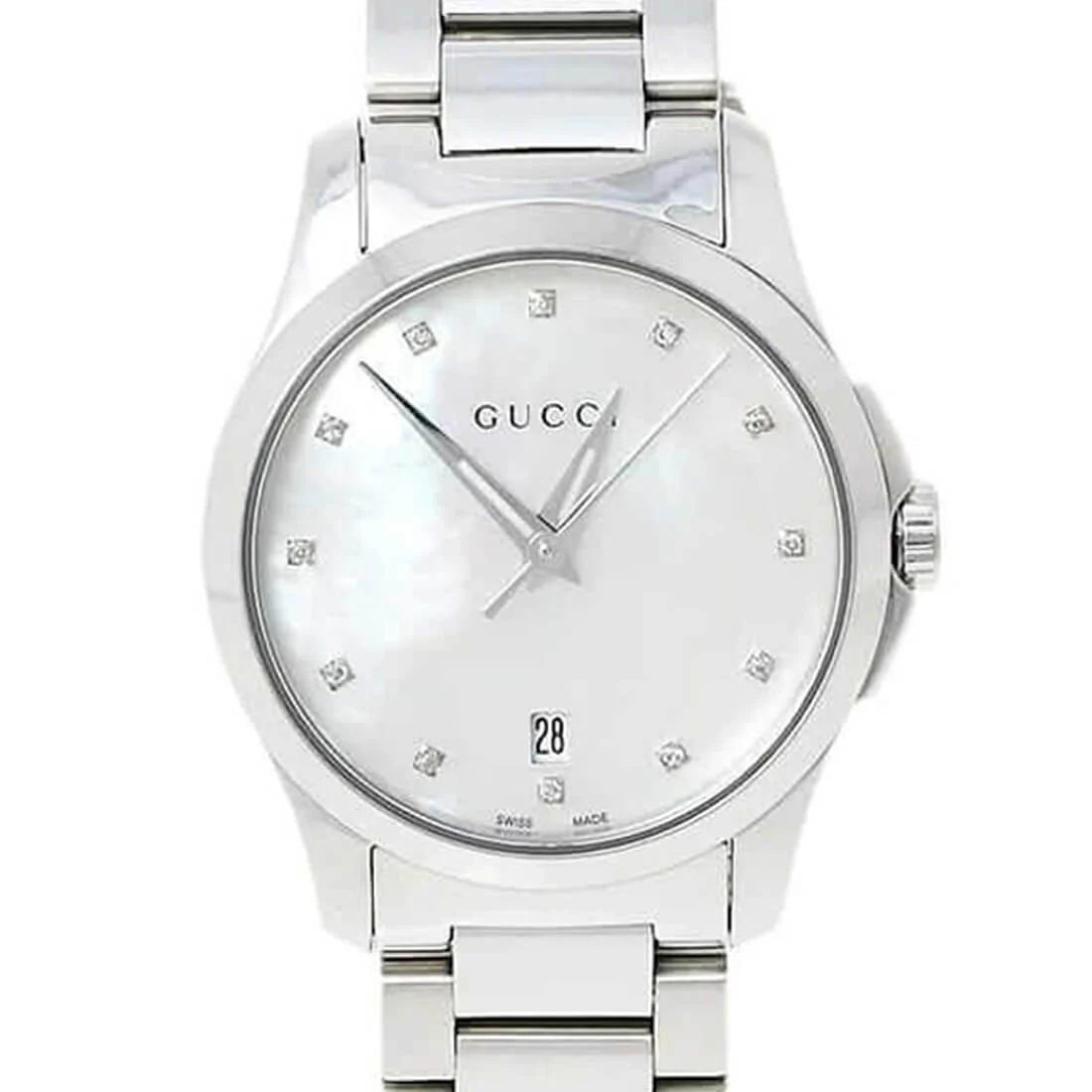 Gucci G-Timeless Quarz Perlmutt