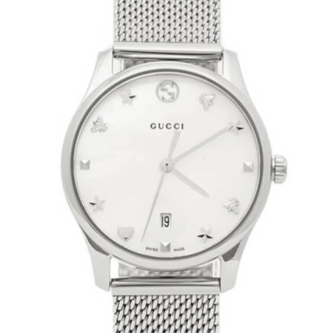 Gucci G-Timeless Quarz Perlmutt