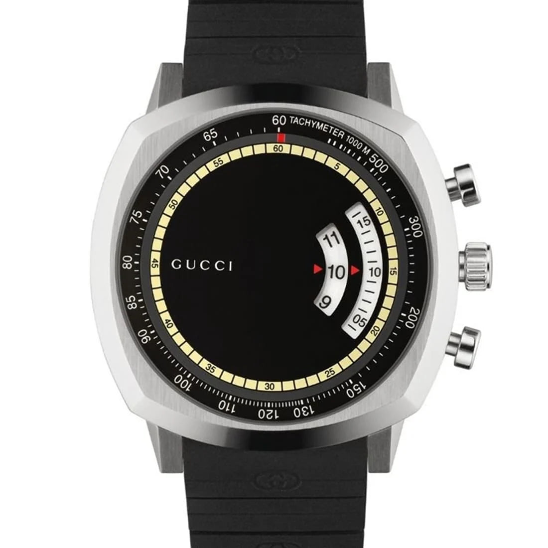 Gucci Grip Quarz Schwarz