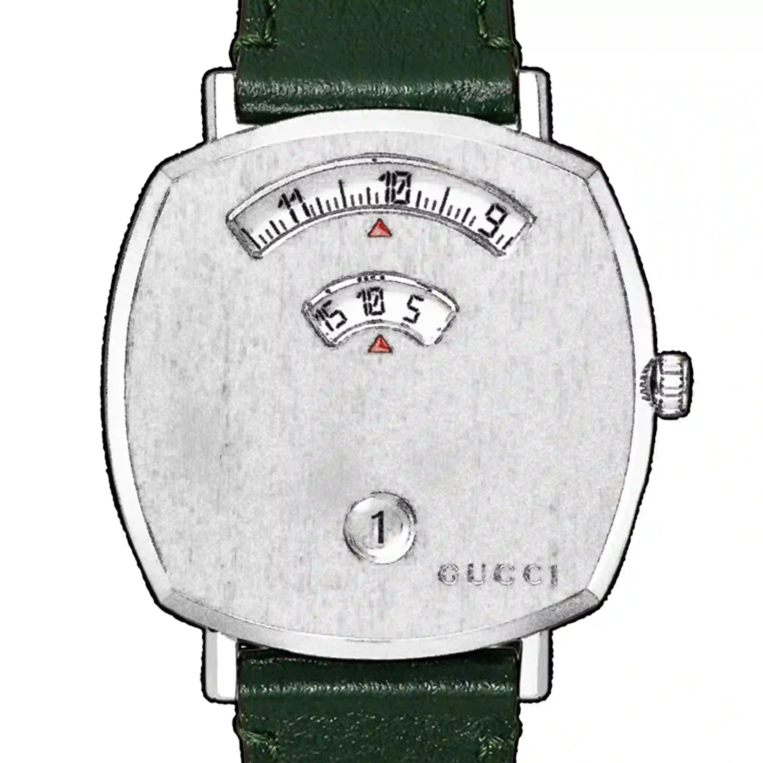 Gucci Grip Quarz Silber