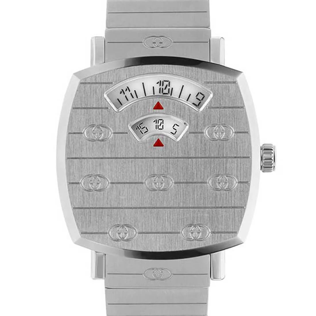 Gucci Grip Quarz Silber