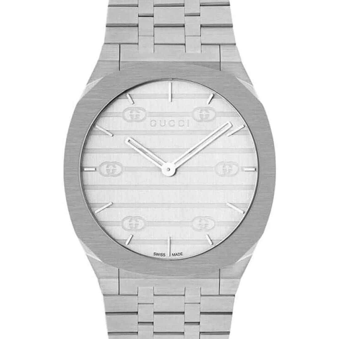 Gucci Gucci 25H Quarz Silber
