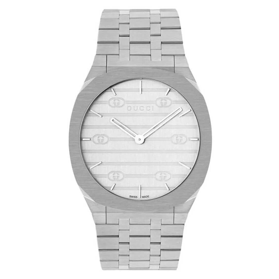 Gucci Gucci 25H Quarz Silber