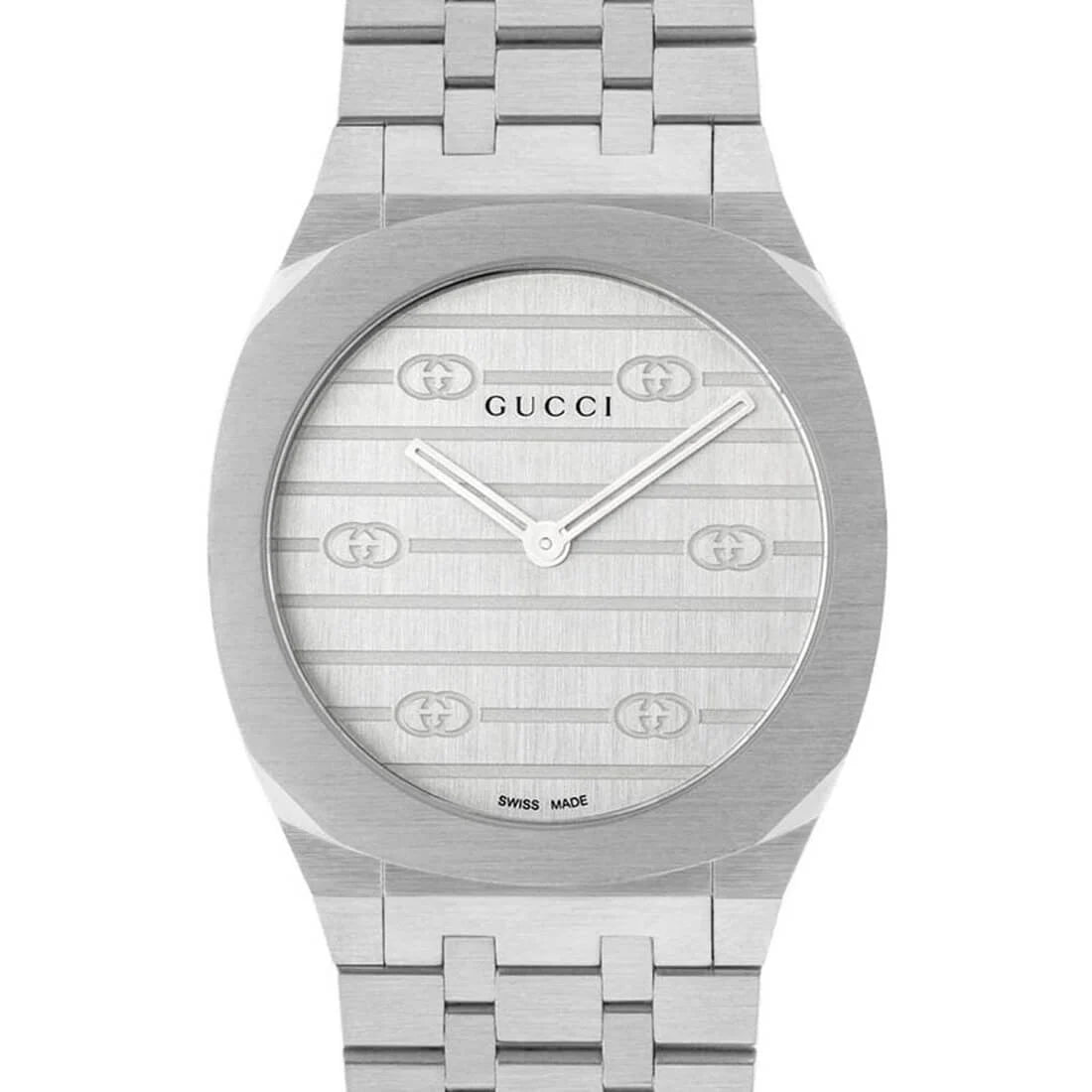 Gucci Gucci 25H Quarz Silber