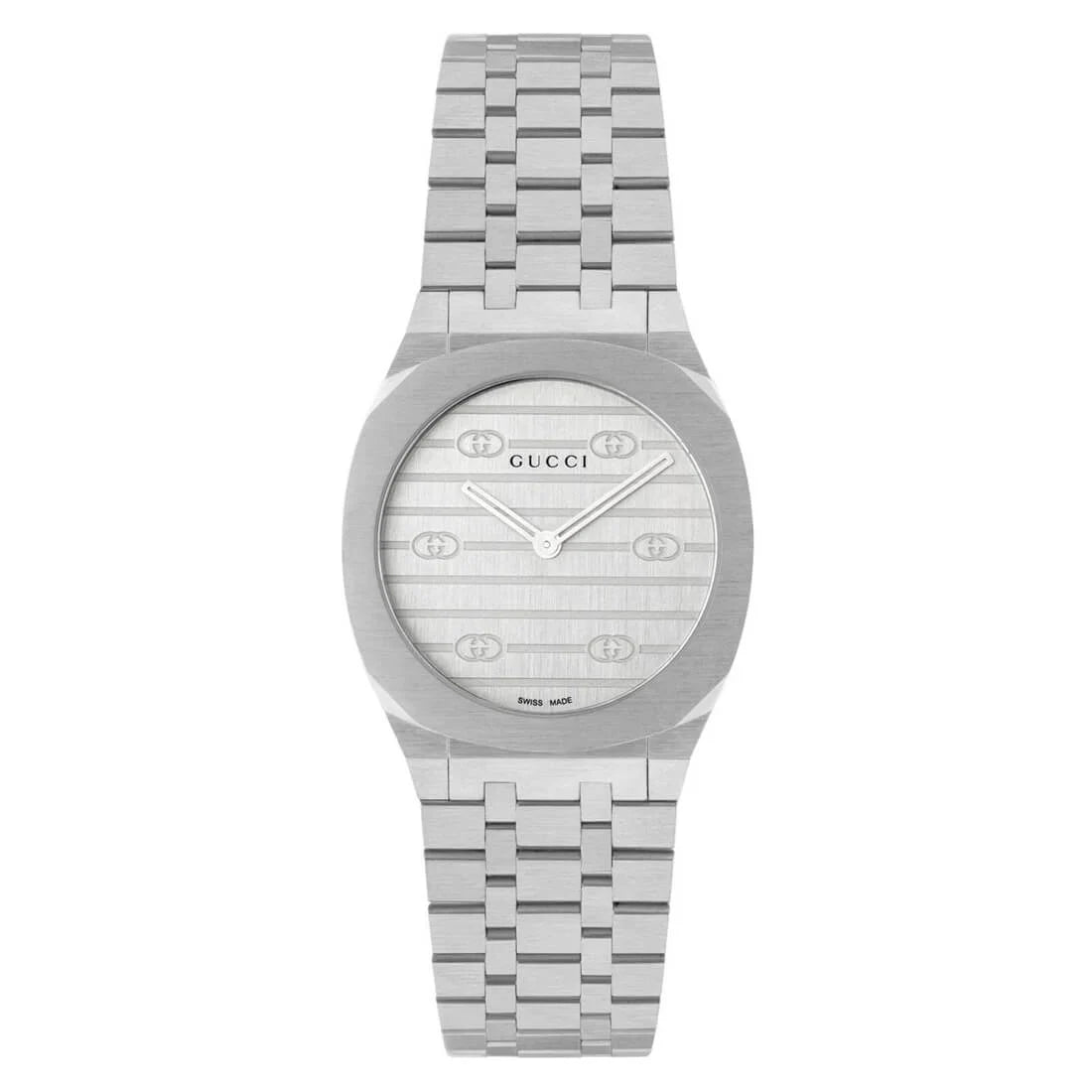 Gucci Gucci 25H Quarz Silber
